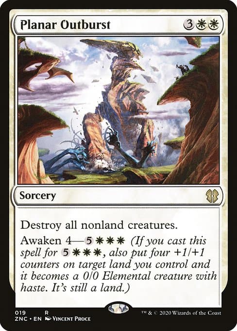 Planar Outburst from Zendikar Rising Commander (Rare)