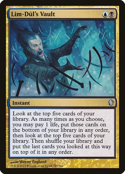 Lim-Dûl's Vault from Commander 2013 (Uncommon)