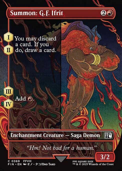 Summon: G.F. Ifrit from Final Fantasy (Common)