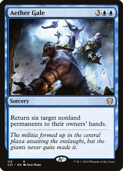Aether Gale from Commander 2021 (Rare)