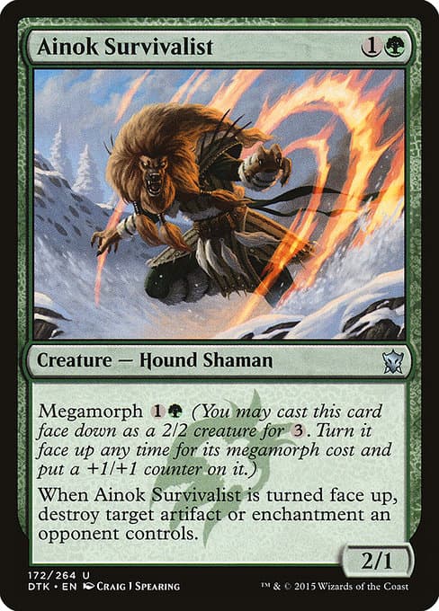 Ainok Survivalist from Dragons of Tarkir (Uncommon)