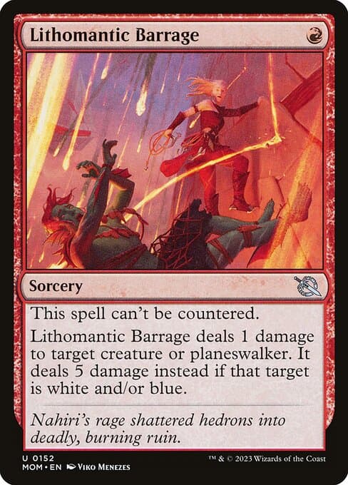 Lithomantic Barrage (Uncommon)