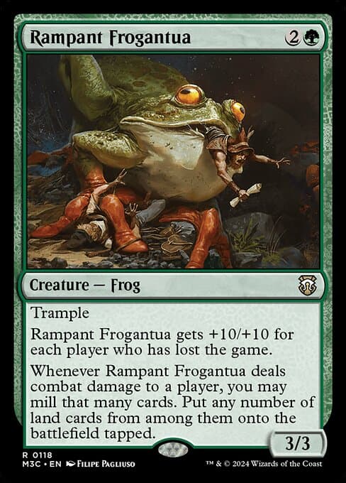 Rampant Frogantua from Modern Horizons 3 Commander (Rare)