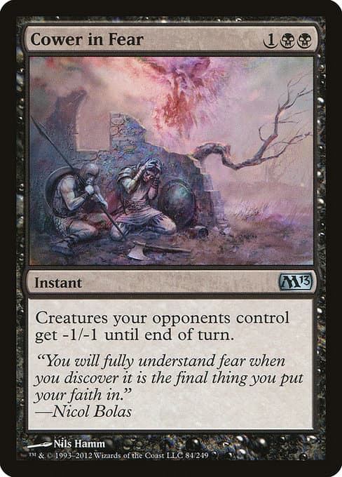 Cower in Fear from Magic 2013 (Uncommon)