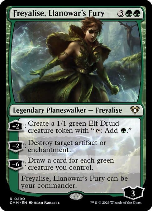 Freyalise, Llanowar's Fury (Rare)
