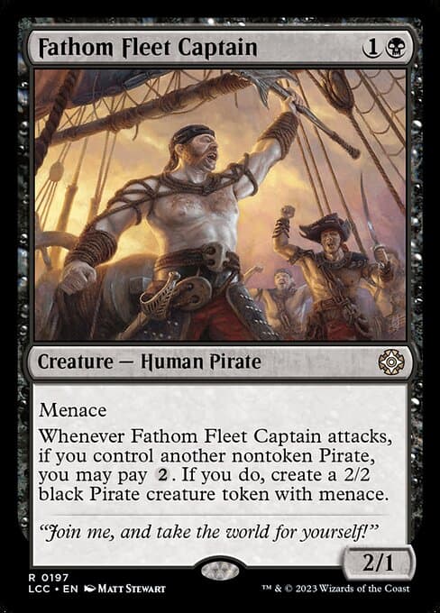 Fathom Fleet Captain from The Lost Caverns of Ixalan Commander (Rare)