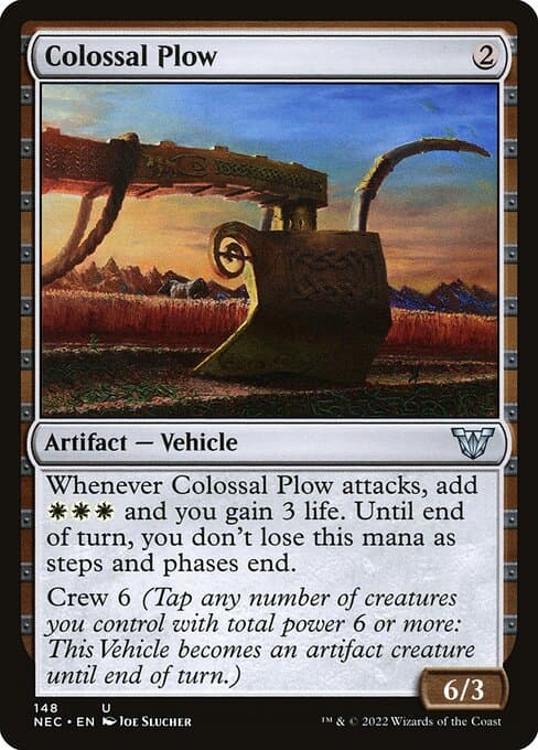 Colossal Plow from Neon Dynasty Commander (Uncommon)