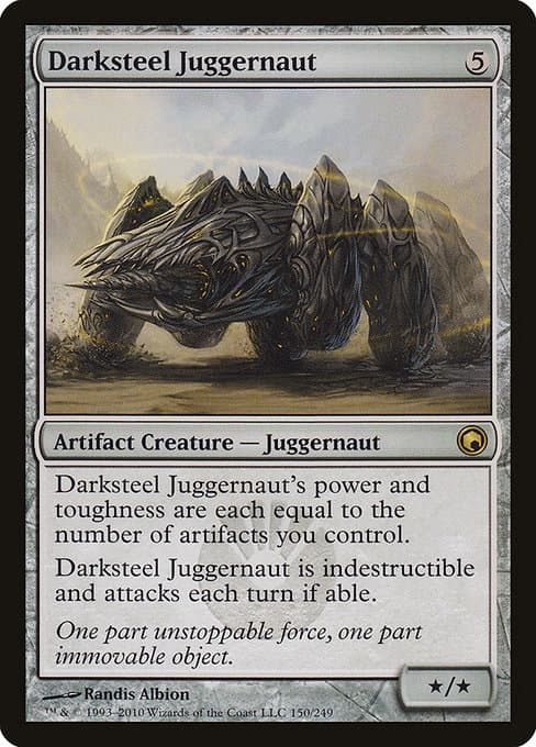 Darksteel Juggernaut from Scars of Mirrodin (Rare)