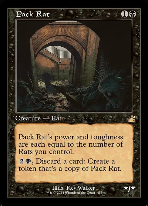 Pack Rat from Ravnica Remastered (Rare)