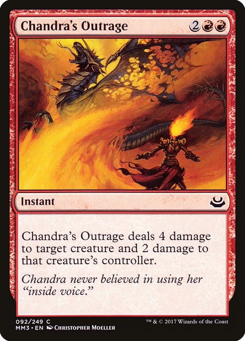 Chandra's Outrage from Modern Masters 2017 (Common)