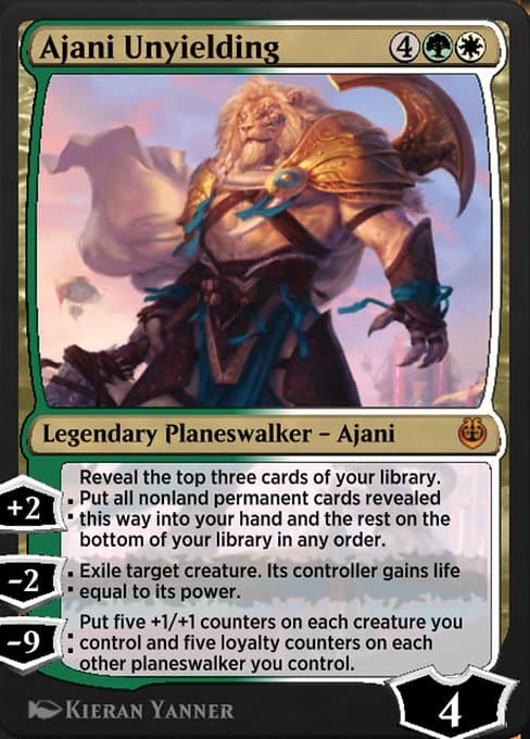 Ajani Unyielding from Kaladesh Remastered (Mythic)