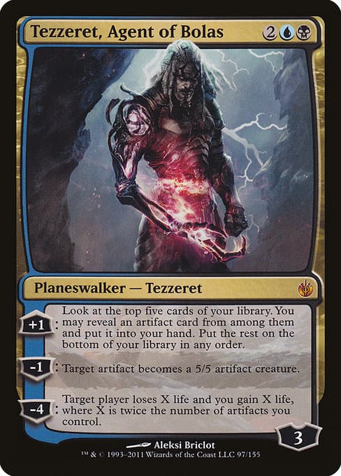 Tezzeret, Agent of Bolas from Mirrodin Besieged (Mythic)