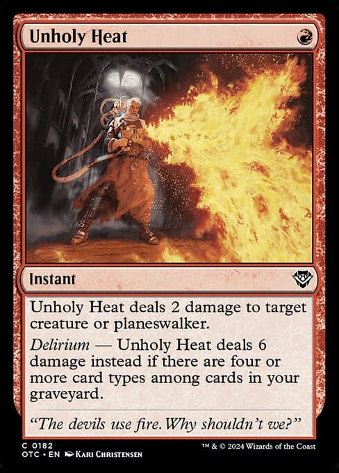 Unholy Heat from Outlaws of Thunder Junction Commander (Common)