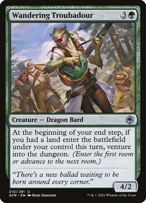 Wandering Troubadour from Adventures in the Forgotten Realms (Uncommon)