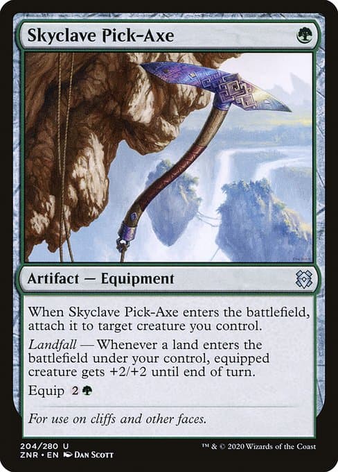 Skyclave Pick-Axe from Zendikar Rising (Uncommon)