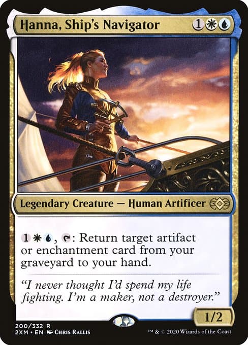 Hanna, Ship's Navigator from Double Masters (Rare)