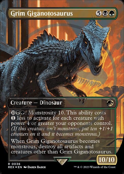 Grim Giganotosaurus (Rare)