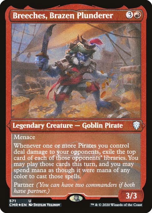 Breeches, Brazen Plunderer from Commander Legends (Uncommon)