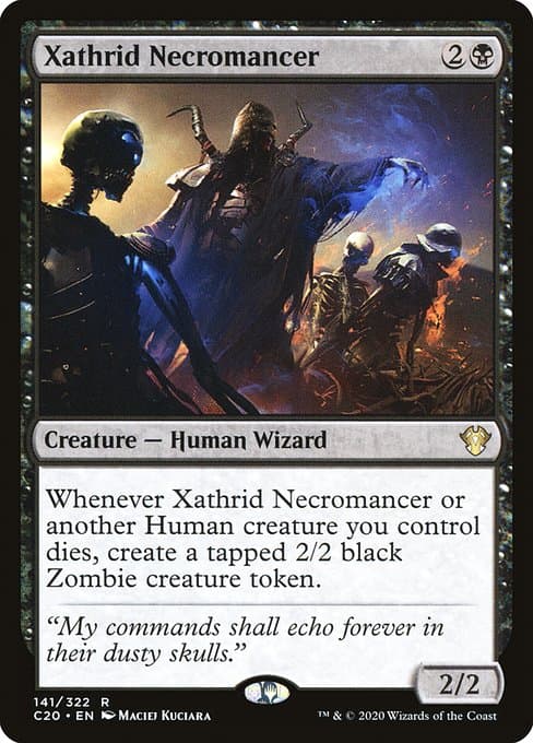 Xathrid Necromancer from Commander 2020 (Rare)