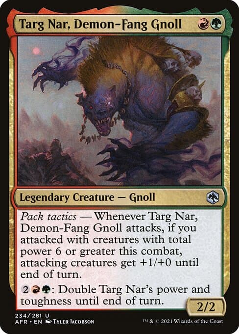 Targ Nar, Demon-Fang Gnoll (Uncommon)