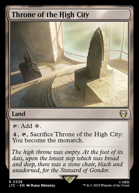 Throne of the High City from Tales of Middle-earth Commander (Rare)