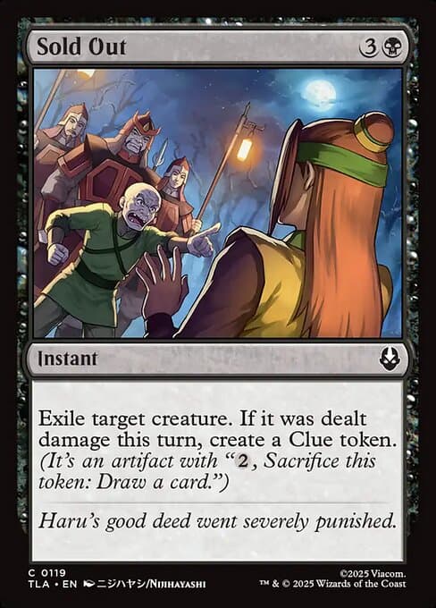 Sold Out from Avatar: The Last Airbender (Common)