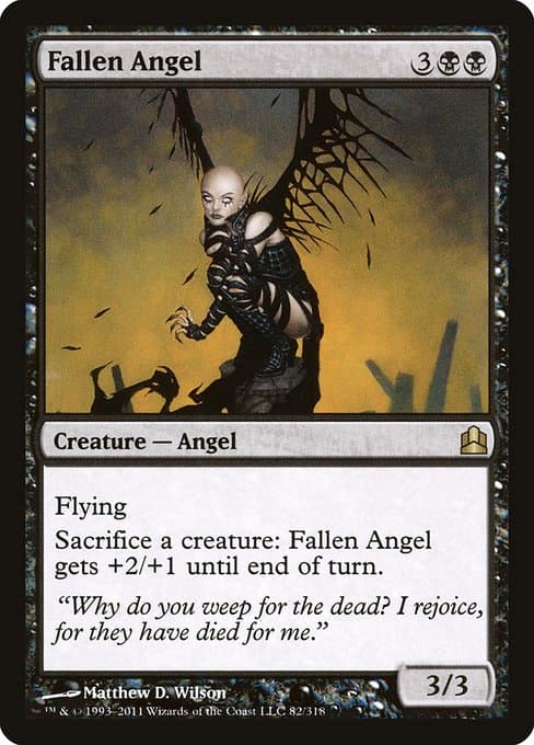 Fallen Angel from Commander 2011 (Rare)