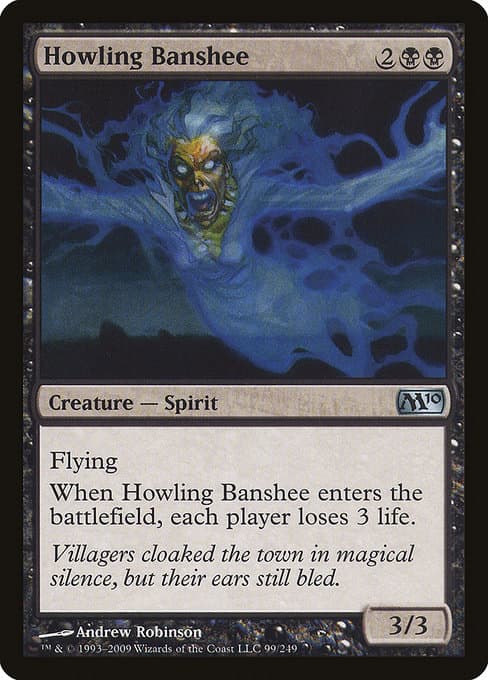 Howling Banshee from Magic 2010 (Uncommon)
