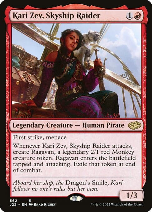 Kari Zev, Skyship Raider from Jumpstart 2022 (Rare)