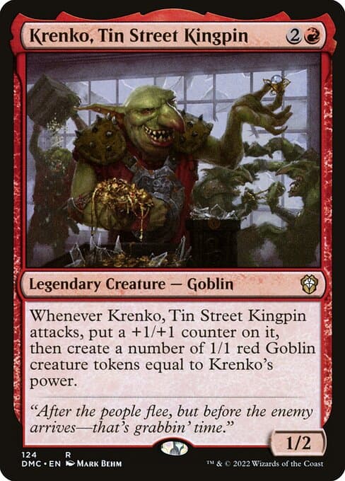 Krenko, Tin Street Kingpin from Dominaria United Commander (Rare)