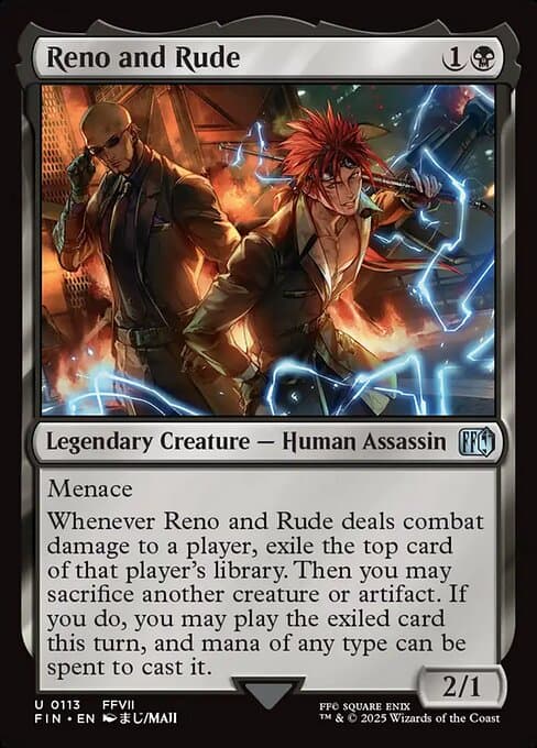 Reno and Rude from Final Fantasy (Uncommon)