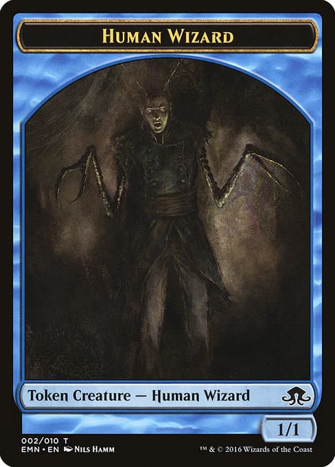 Human Wizard from Eldritch Moon Tokens (Common)