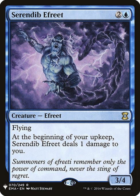 Serendib Efreet from The List (Rare)