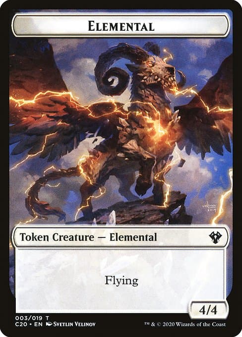 Elemental from Commander 2020 Tokens (Common)