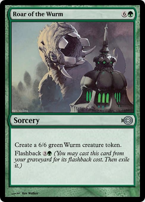 Roar of the Wurm from Magic Online Promos (Uncommon)