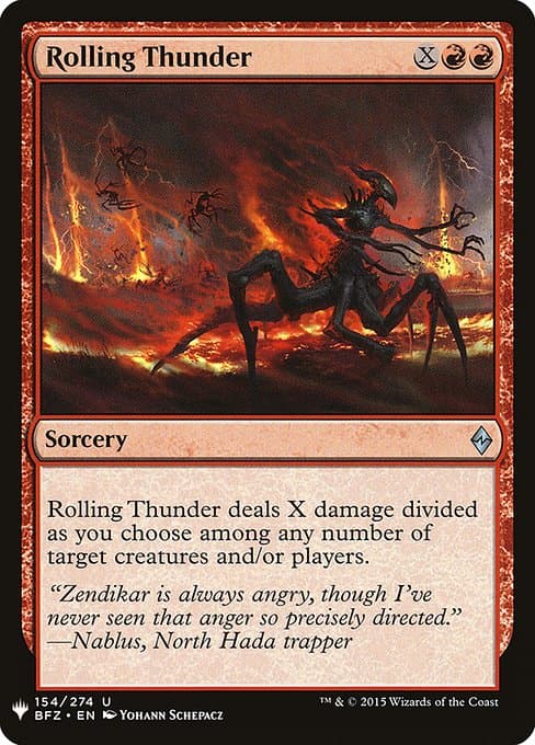Rolling Thunder from The List (Uncommon)