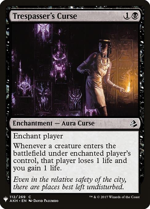 Trespasser's Curse from The List (Common)