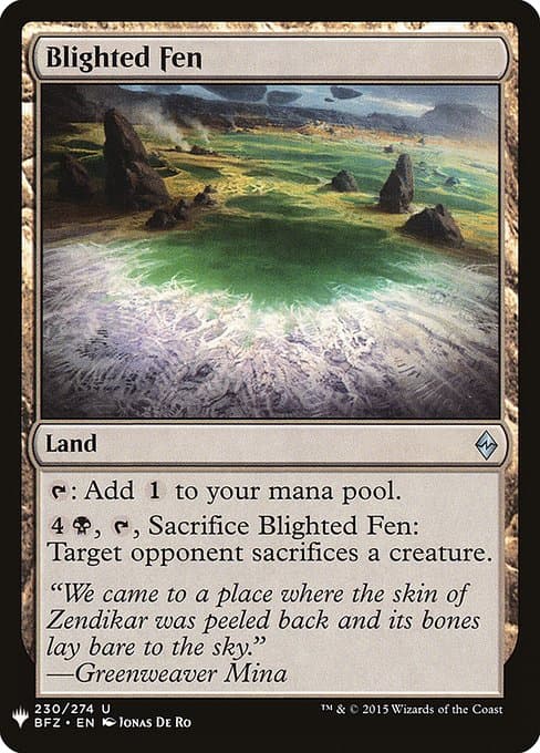 Blighted Fen from The List (Uncommon)