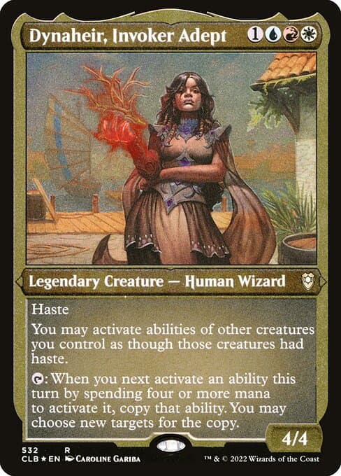 Dynaheir, Invoker Adept from Commander Legends: Battle for Baldur's Gate (Rare)