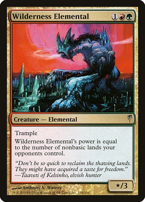 Wilderness Elemental from Coldsnap (Uncommon)