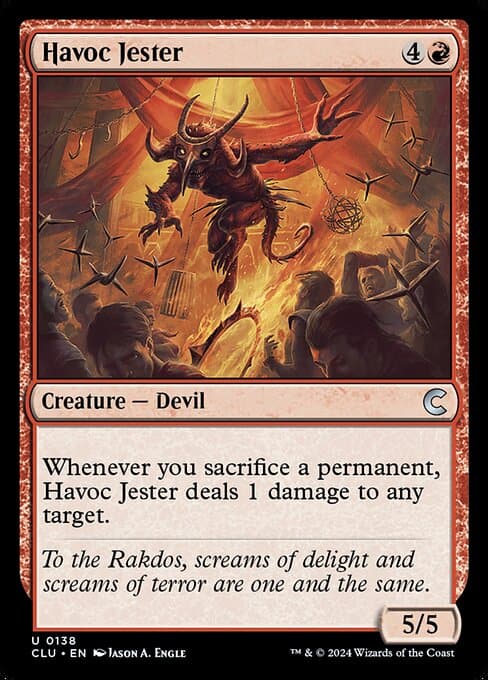 Havoc Jester from Ravnica: Clue Edition (Uncommon)