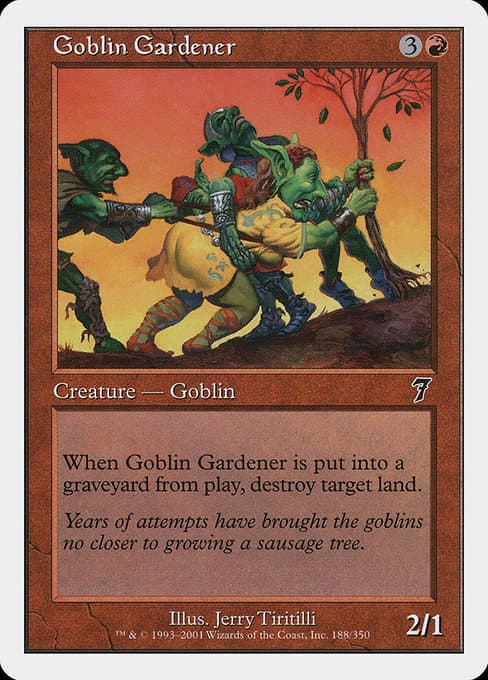 Goblin Gardener from Seventh Edition (Common)