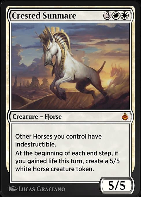 Crested Sunmare from Amonkhet Remastered (Mythic)