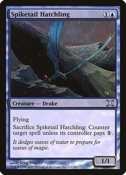Spiketail Hatchling from Tenth Edition (Uncommon)