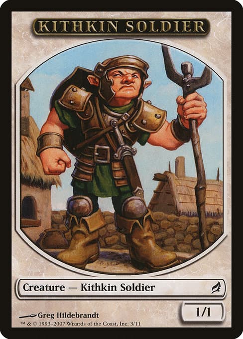 Kithkin Soldier from Lorwyn Tokens (Common)