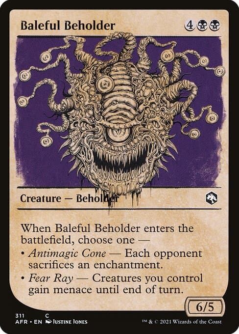 Baleful Beholder from Adventures in the Forgotten Realms (Common)