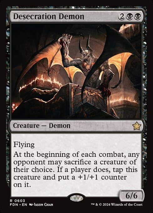 Desecration Demon from Foundations (Rare)
