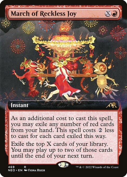 March of Reckless Joy from Kamigawa: Neon Dynasty (Rare)