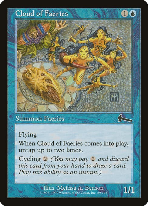Cloud of Faeries from Urza's Legacy (Common)