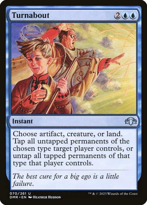 Turnabout from Dominaria Remastered (Uncommon)